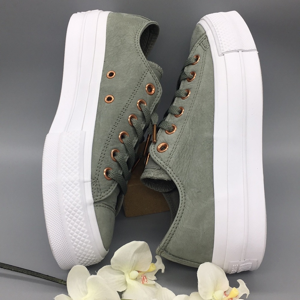 CONVERSE CTAS CLEAN LIFT OX dark stucco/white/whit - Picture 8 of 8